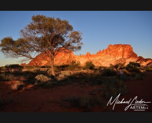 Australien - Rainbow Valley am Abend